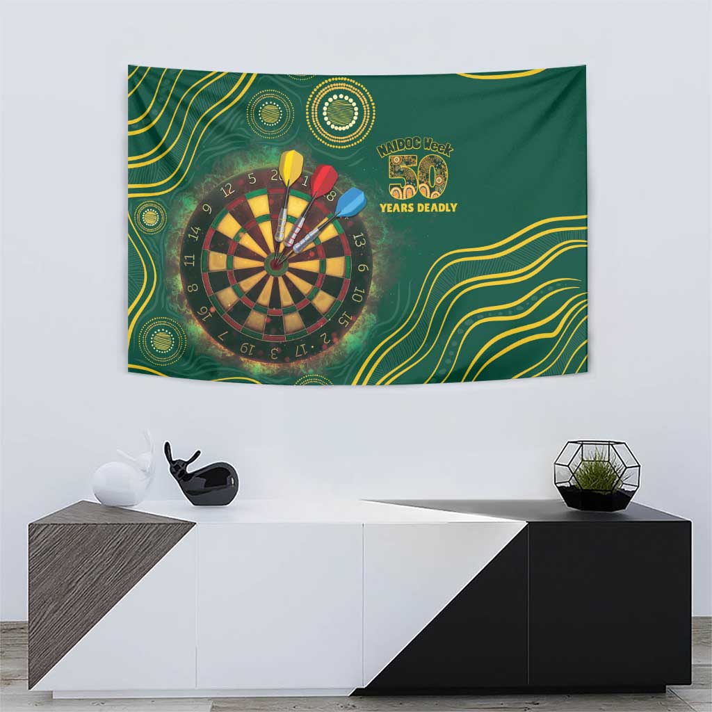 First Nations NAIDOC Week 2026 Fiery Darts Tapestry National Colors Aboriginal Arts