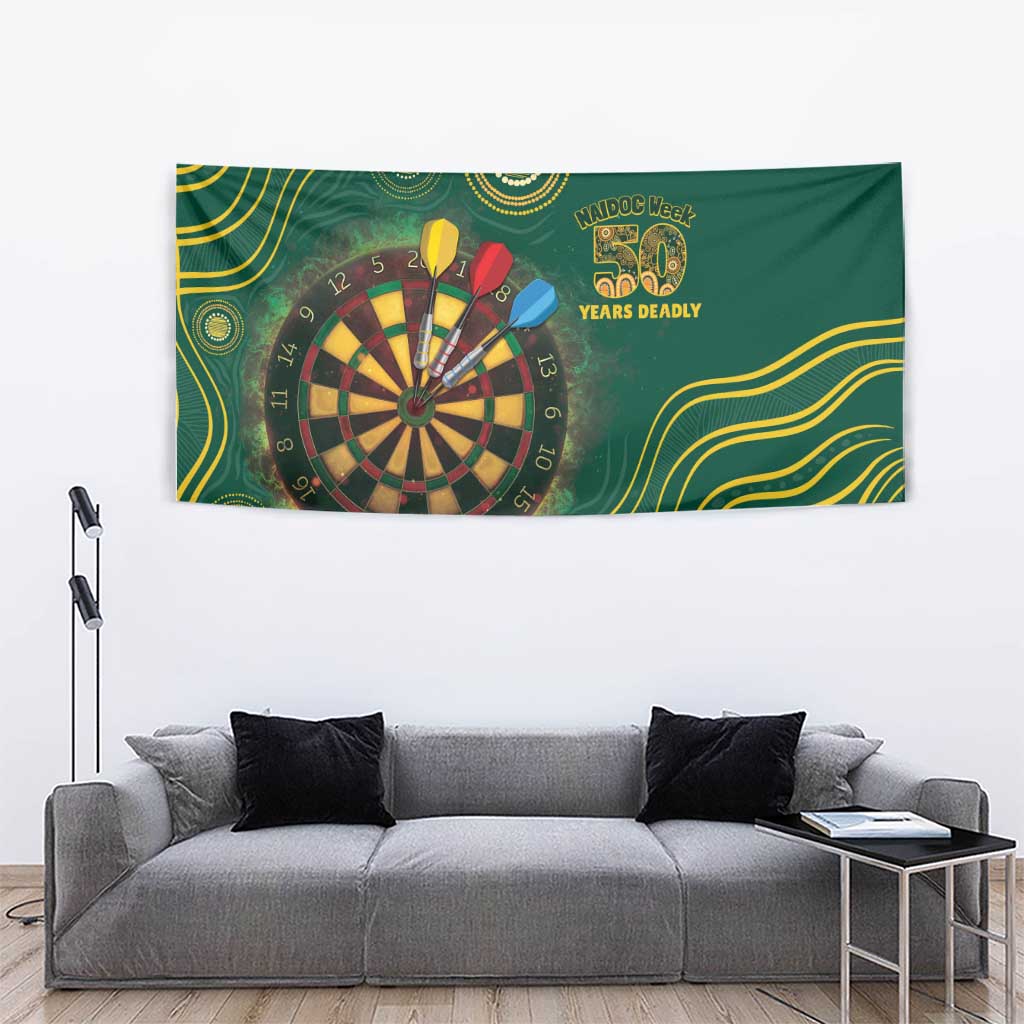 First Nations NAIDOC Week 2026 Fiery Darts Tapestry National Colors Aboriginal Arts