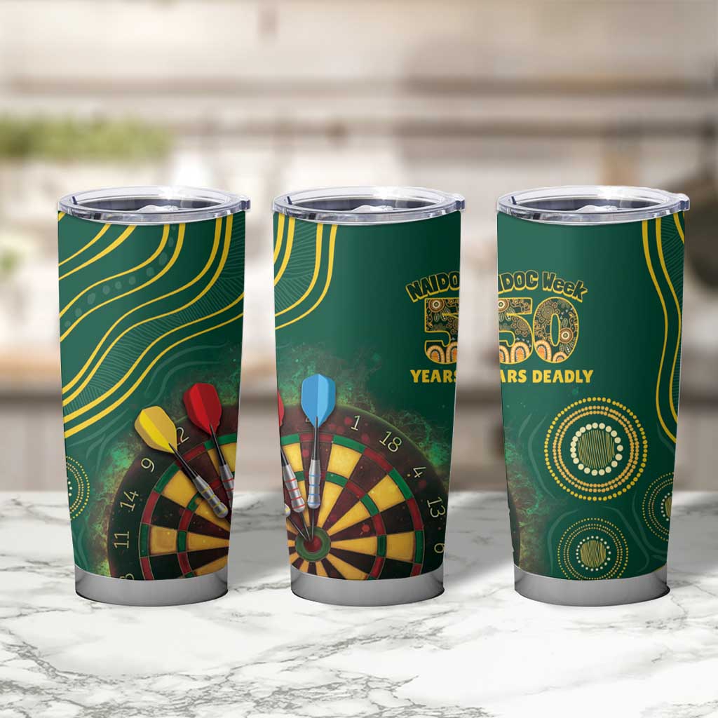 First Nations NAIDOC Week 2026 Fiery Darts Tumbler Cup National Colors Aboriginal Arts