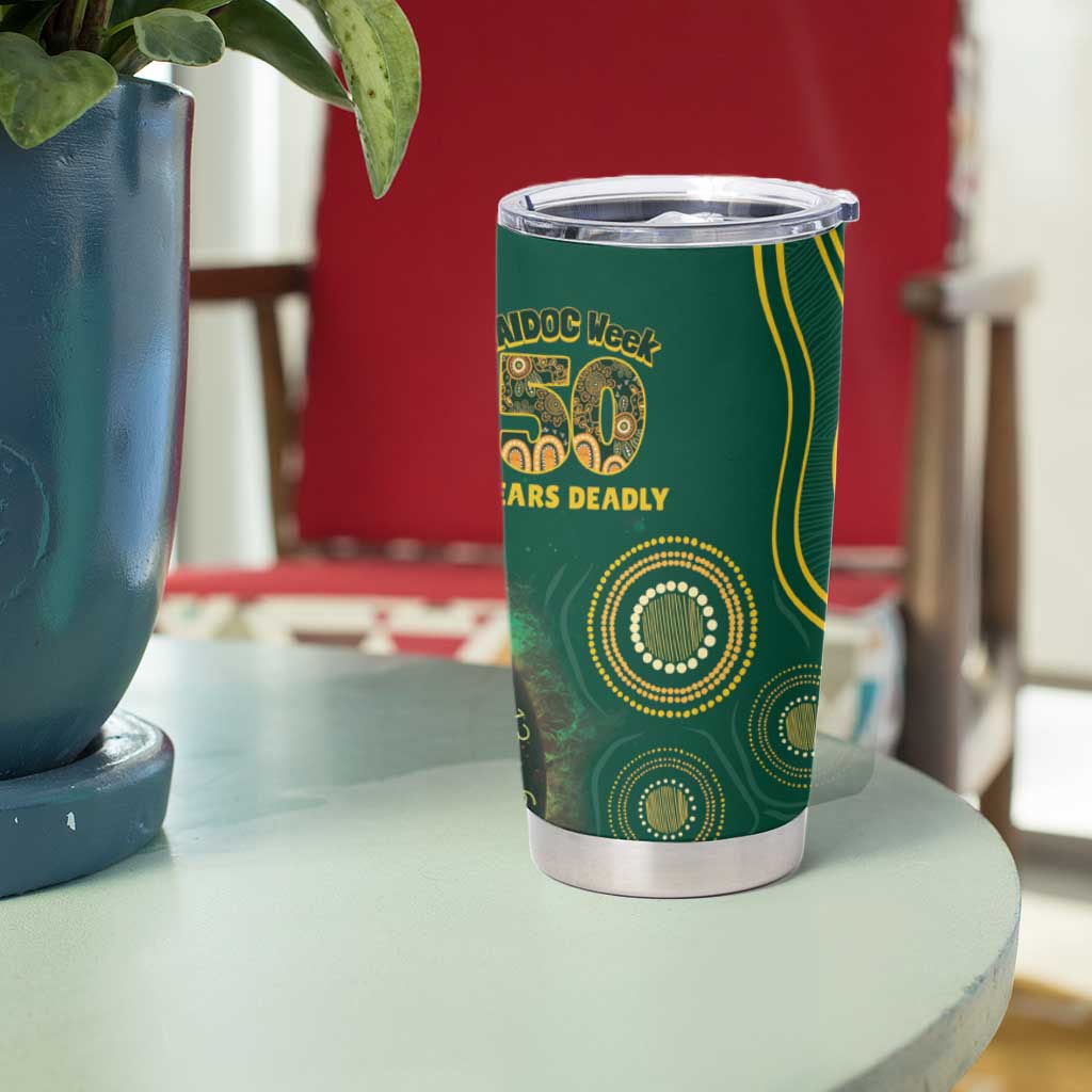 First Nations NAIDOC Week 2026 Fiery Darts Tumbler Cup National Colors Aboriginal Arts