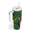First Nations NAIDOC Week 2026 Fiery Darts Tumbler With Handle National Colors Aboriginal Arts