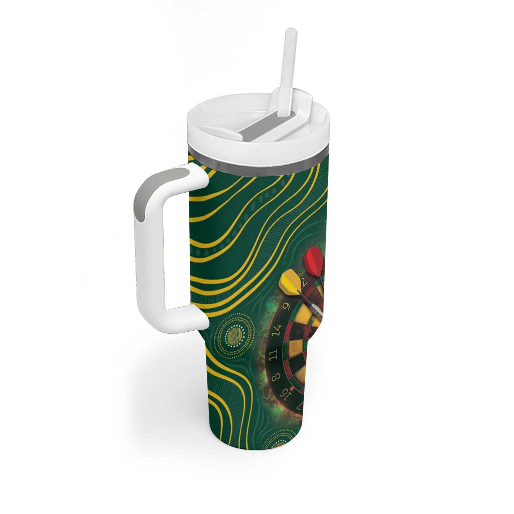 First Nations NAIDOC Week 2026 Fiery Darts Tumbler With Handle National Colors Aboriginal Arts