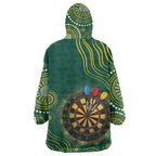 First Nations NAIDOC Week 2026 Fiery Darts Wearable Blanket Hoodie National Colors Aboriginal Arts