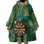 First Nations NAIDOC Week 2026 Fiery Darts Wearable Blanket Hoodie National Colors Aboriginal Arts