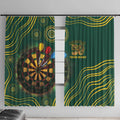 First Nations NAIDOC Week 2026 Fiery Darts Window Curtain National Colors Aboriginal Arts