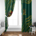 First Nations NAIDOC Week 2026 Fiery Darts Window Curtain National Colors Aboriginal Arts