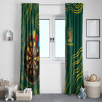 First Nations NAIDOC Week 2026 Fiery Darts Window Curtain National Colors Aboriginal Arts