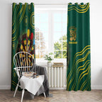 First Nations NAIDOC Week 2026 Fiery Darts Window Curtain National Colors Aboriginal Arts