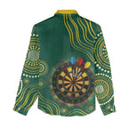 First Nations NAIDOC Week 2026 Fiery Darts Women Casual Shirt National Colors Aboriginal Arts