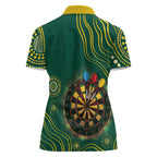 First Nations NAIDOC Week 2026 Fiery Darts Women Polo Shirt National Colors Aboriginal Arts
