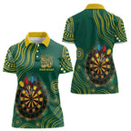 First Nations NAIDOC Week 2026 Fiery Darts Women Polo Shirt National Colors Aboriginal Arts