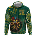 First Nations NAIDOC Week 2026 Fiery Darts Zip Hoodie National Colors Aboriginal Arts
