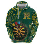 First Nations NAIDOC Week 2026 Fiery Darts Zip Hoodie National Colors Aboriginal Arts