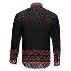 Maori Taniko Patterns Family Matching Short Sleeve Bodycon Dress and Hawaiian Shirt Brown Niho Taniwha Mix Paatiki Motifs