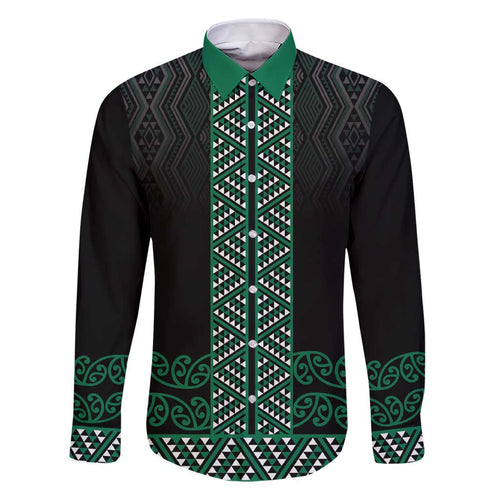 Maori Taniko Patterns Family Matching Short Sleeve Bodycon Dress and Hawaiian Shirt Pounamu Niho Taniwha Mix Paatiki Motifs