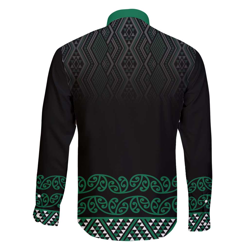 Maori Taniko Patterns Family Matching Tank Maxi Dress and Hawaiian Shirt Pounamu Niho Taniwha Mix Paatiki Motifs