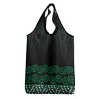 Maori Taniko Patterns Grocery Bag Pounamu Niho Taniwha Mix Paatiki Motifs