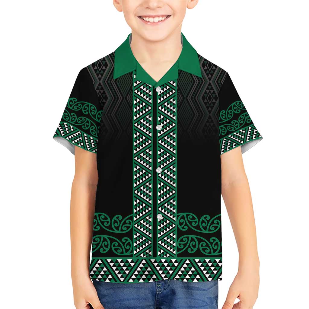 Maori Taniko Patterns Hawaiian Shirt Pounamu Niho Taniwha Mix Paatiki Motifs