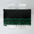 Maori Taniko Patterns Tablecloth Pounamu Niho Taniwha Mix Paatiki Motifs
