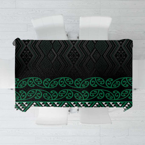 Maori Taniko Patterns Tablecloth Pounamu Niho Taniwha Mix Paatiki Motifs
