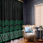 Maori Taniko Patterns Window Curtain Pounamu Niho Taniwha Mix Paatiki Motifs