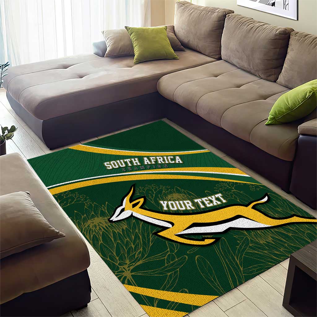 South Africa Rugby Personalized Bokke Area Rug Springboks - Stronger Together - Aussie Hoodie