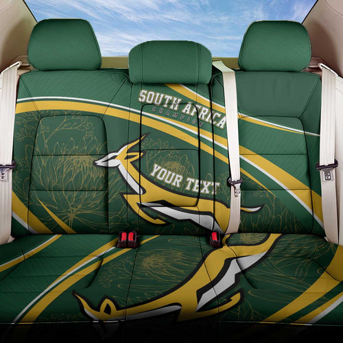 South Africa Rugby Personalized Bokke Back Car Seat Cover Springboks - Stronger Together - Aussie Hoodie