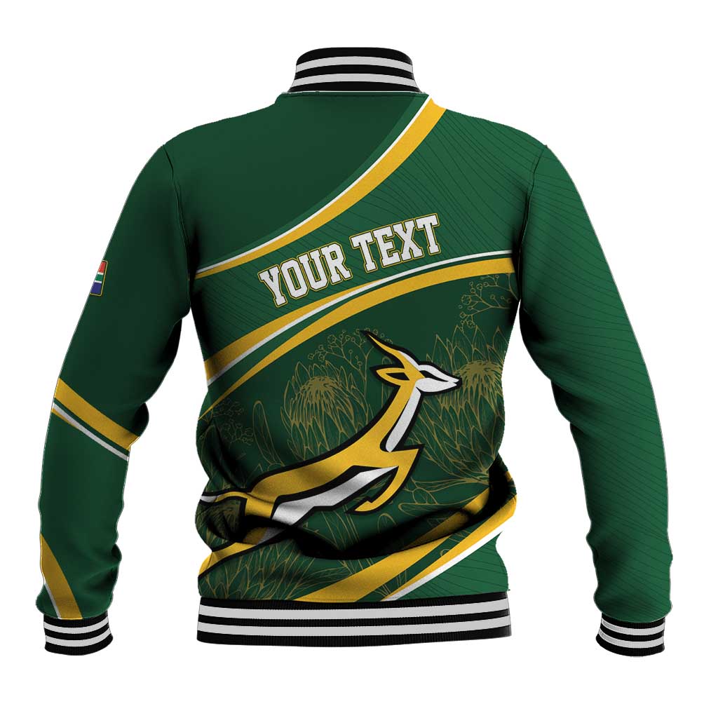 South Africa Rugby Personalized Bokke Baseball Jacket Springboks - Stronger Together - Aussie Hoodie