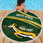 South Africa Rugby Personalized Bokke Beach Blanket Springboks - Stronger Together - Aussie Hoodie