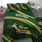 South Africa Rugby Personalized Bokke Bedding Set Springboks - Stronger Together - Aussie Hoodie