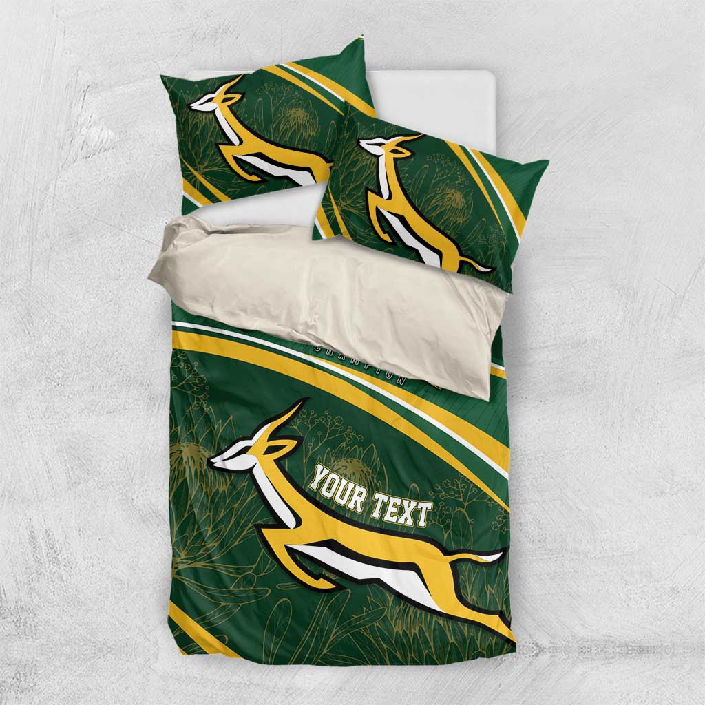 South Africa Rugby Personalized Bokke Bedding Set Springboks - Stronger Together - Aussie Hoodie