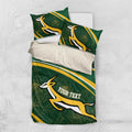 South Africa Rugby Personalized Bokke Bedding Set Springboks - Stronger Together - Aussie Hoodie