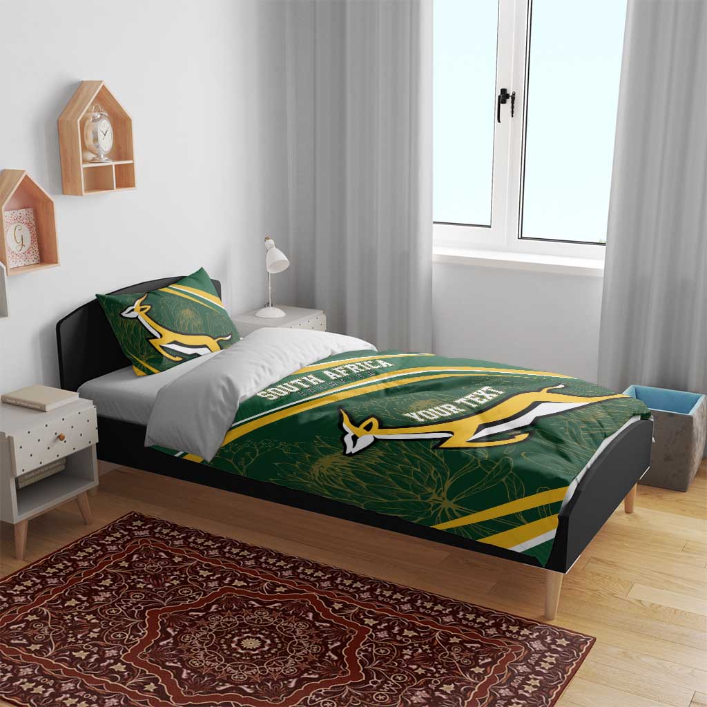 South Africa Rugby Personalized Bokke Bedding Set Springboks - Stronger Together - Aussie Hoodie