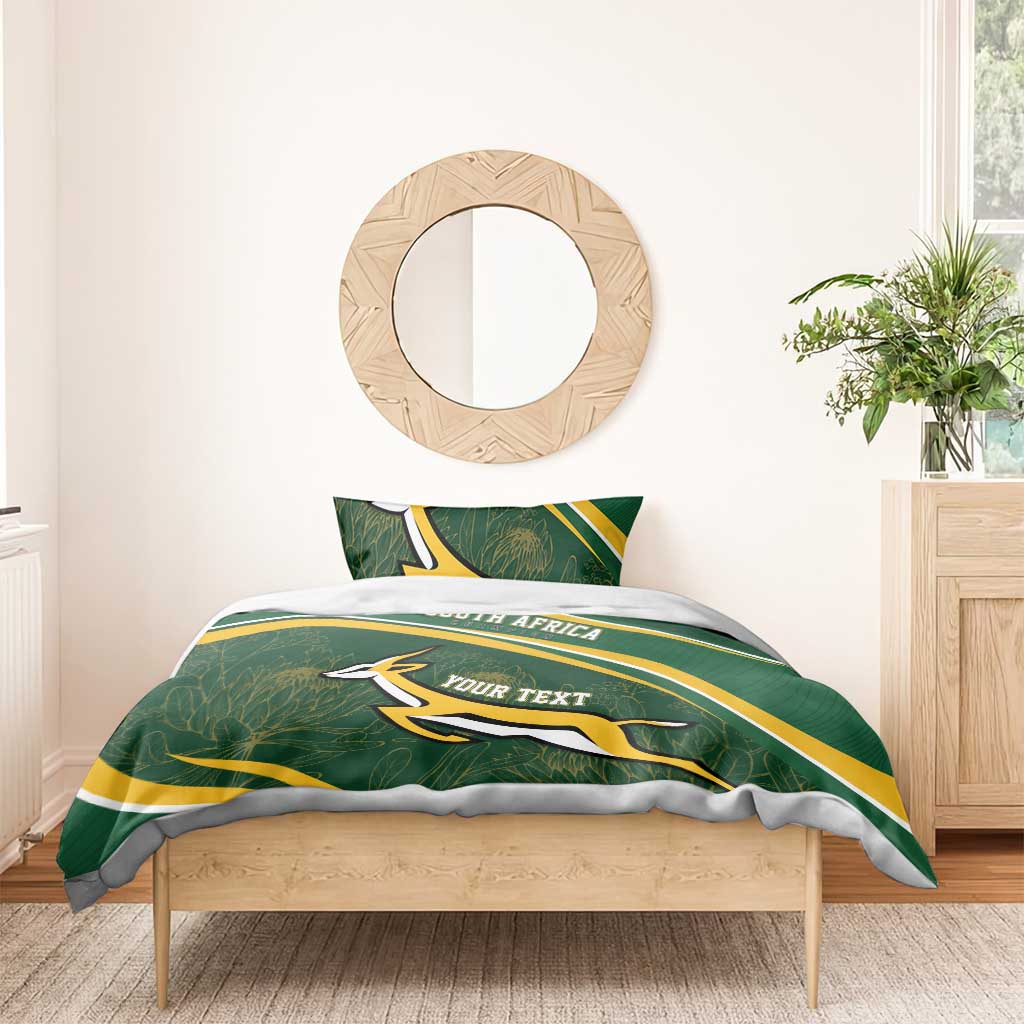 South Africa Rugby Personalized Bokke Bedding Set Springboks - Stronger Together - Aussie Hoodie