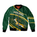 South Africa Rugby Personalized Bokke Bomber Jacket Springboks - Stronger Together - Aussie Hoodie