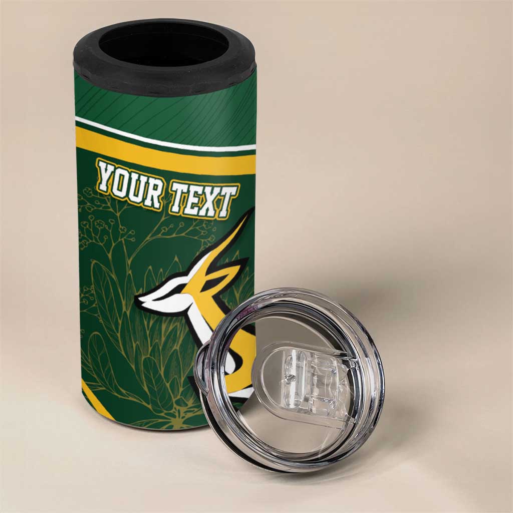 South Africa Rugby Personalized Bokke 4 in 1 Can Cooler Tumbler Springboks - Stronger Together - Aussie Hoodie
