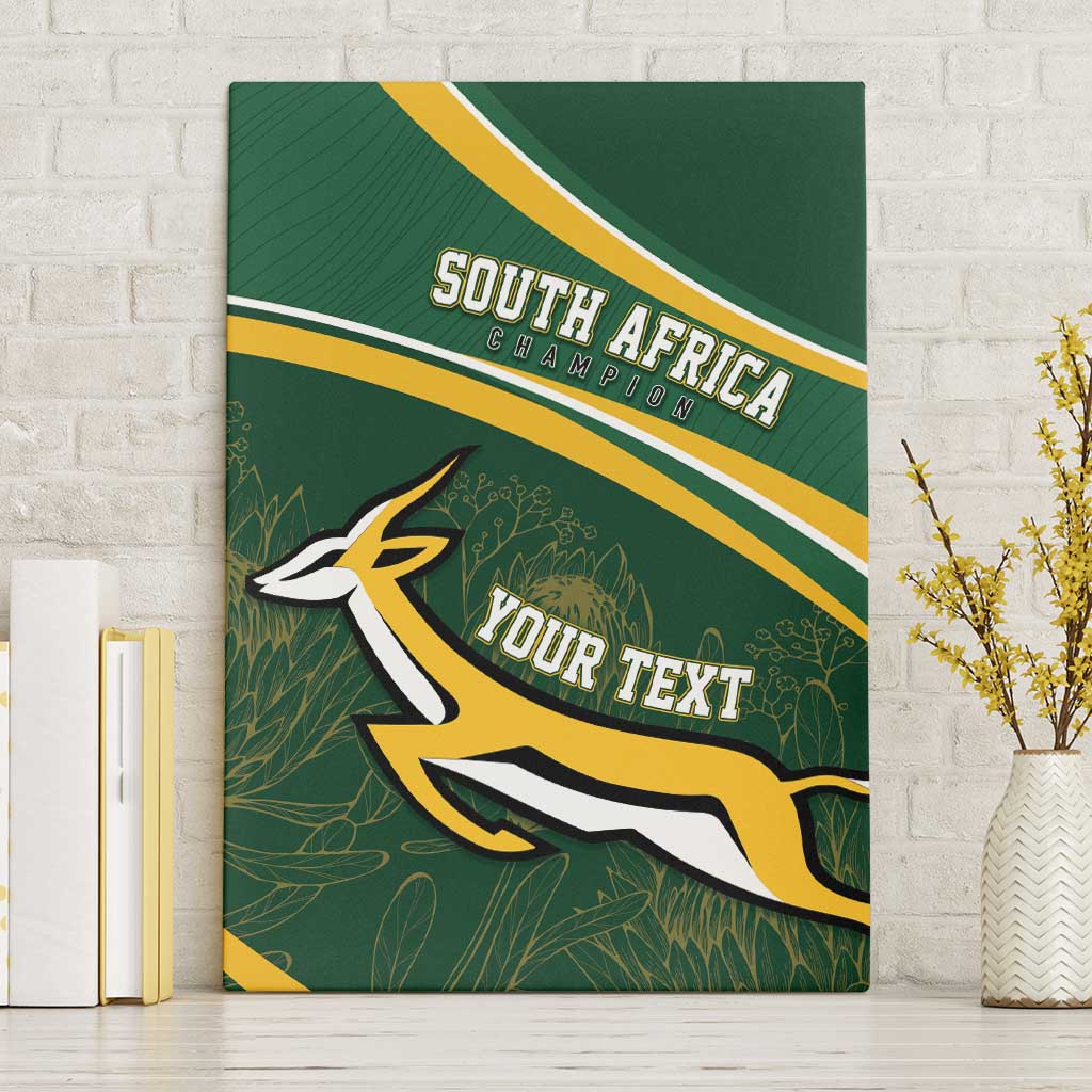 South Africa Rugby Personalized Bokke Canvas Wall Art Springboks - Stronger Together - Aussie Hoodie