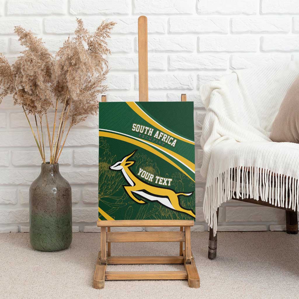 South Africa Rugby Personalized Bokke Canvas Wall Art Springboks - Stronger Together - Aussie Hoodie