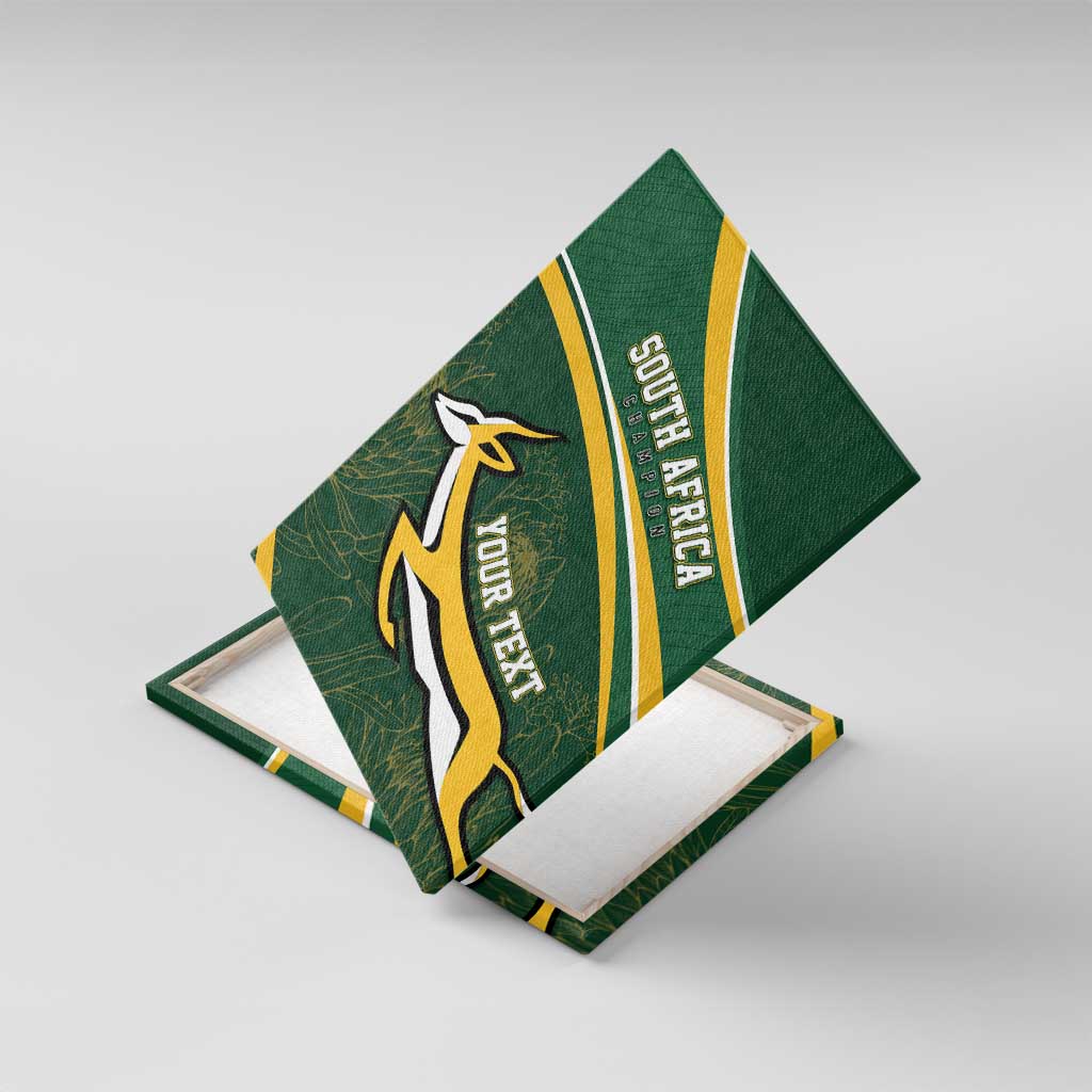 South Africa Rugby Personalized Bokke Canvas Wall Art Springboks - Stronger Together - Aussie Hoodie