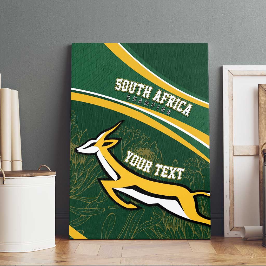 South Africa Rugby Personalized Bokke Canvas Wall Art Springboks - Stronger Together - Aussie Hoodie
