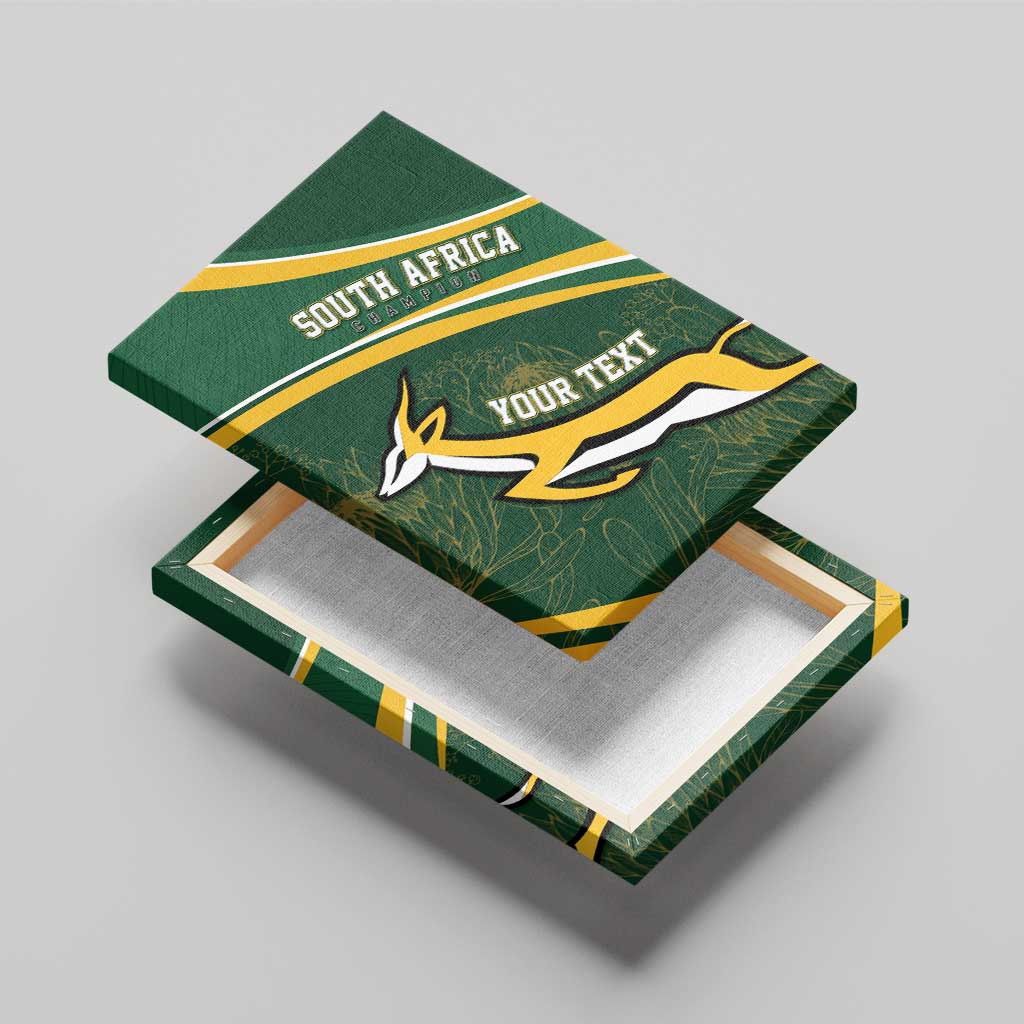 South Africa Rugby Personalized Bokke Canvas Wall Art Springboks - Stronger Together - Aussie Hoodie
