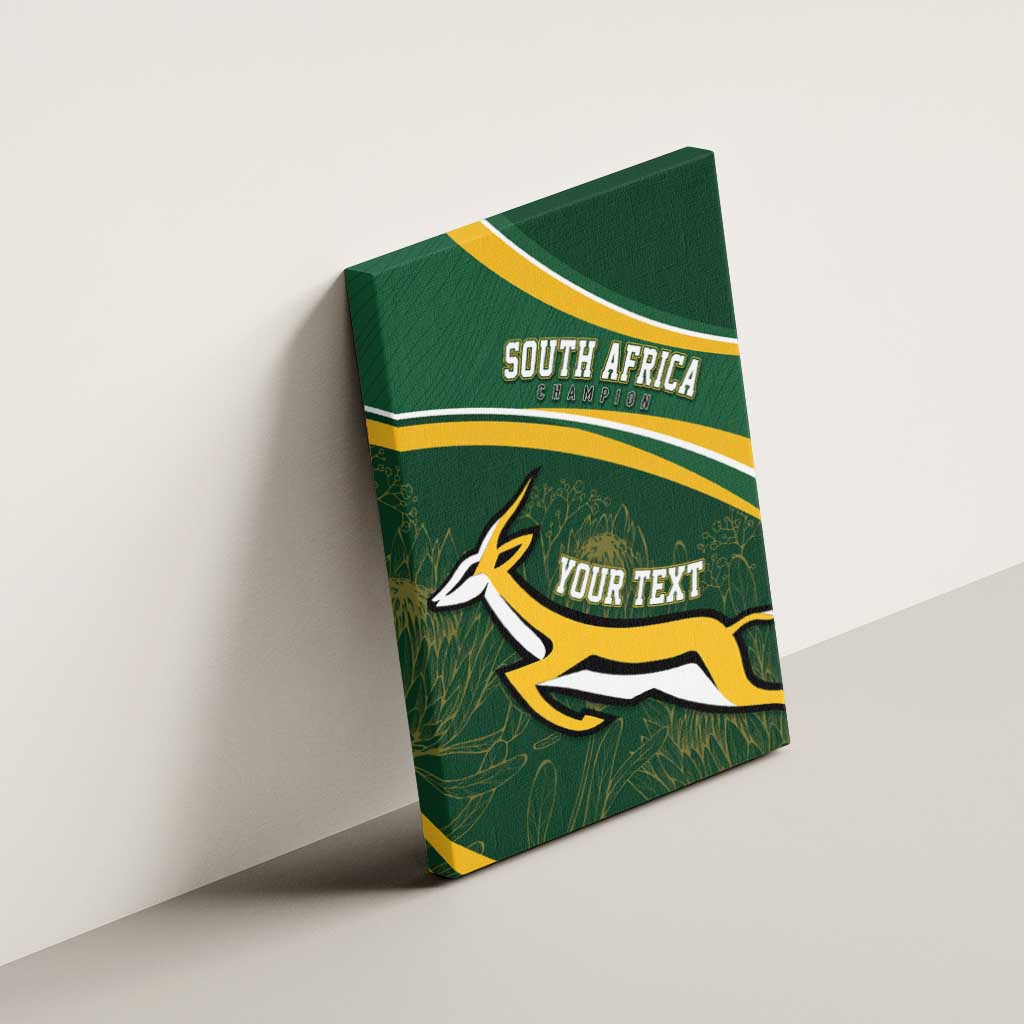 South Africa Rugby Personalized Bokke Canvas Wall Art Springboks - Stronger Together - Aussie Hoodie