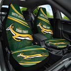 South Africa Rugby Personalized Bokke Car Seat Cover Springboks - Stronger Together - Aussie Hoodie