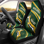 South Africa Rugby Personalized Bokke Car Seat Cover Springboks - Stronger Together - Aussie Hoodie