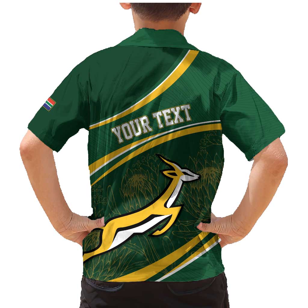 South Africa Rugby Personalized Bokke Family Matching Mermaid Dress and Hawaiian Shirt Springboks - Stronger Together - Aussie Hoodie
