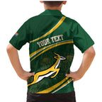 South Africa Rugby Personalized Bokke Family Matching Mermaid Dress and Hawaiian Shirt Springboks - Stronger Together - Aussie Hoodie