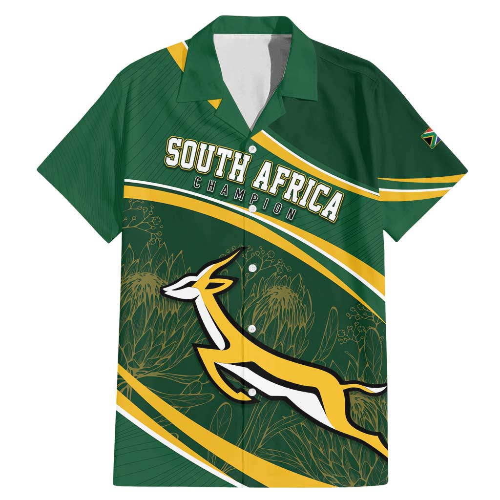 South Africa Rugby Personalized Bokke Family Matching Mermaid Dress and Hawaiian Shirt Springboks - Stronger Together - Aussie Hoodie