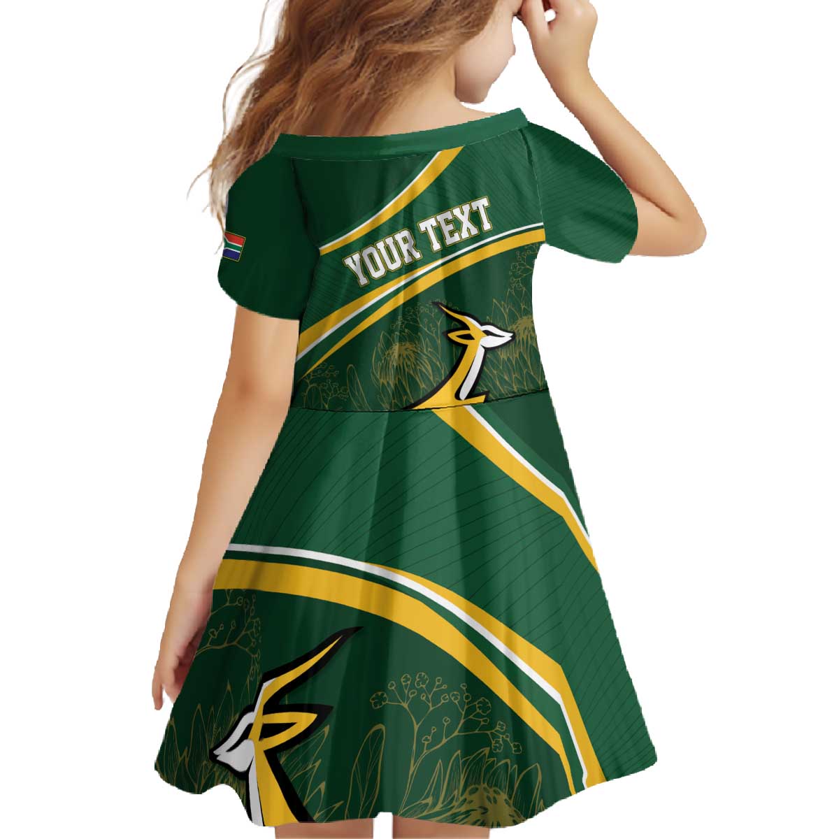 South Africa Rugby Personalized Bokke Family Matching Off The Shoulder Long Sleeve Dress and Hawaiian Shirt Springboks - Stronger Together - Aussie Hoodie