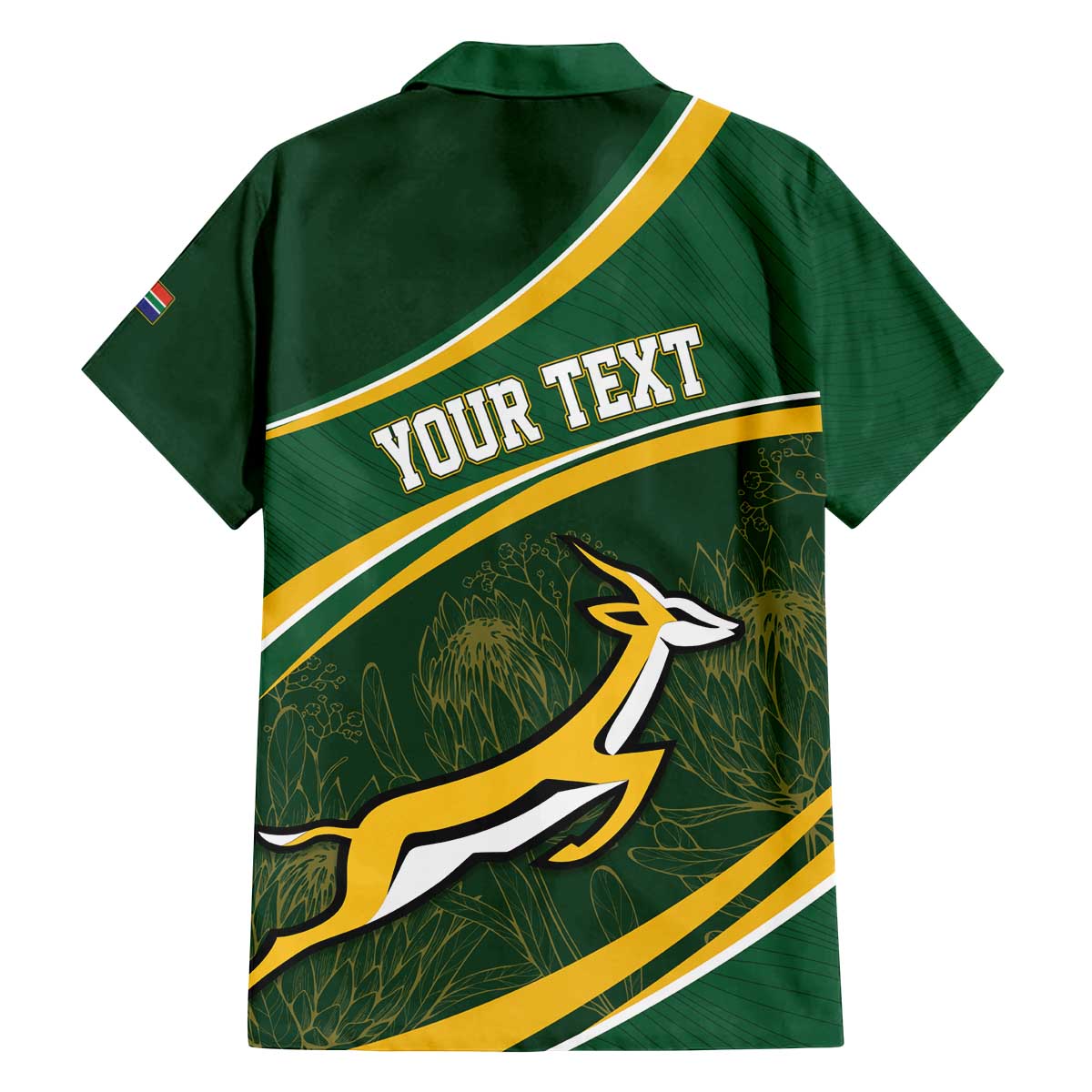 South Africa Rugby Personalized Bokke Family Matching Off The Shoulder Long Sleeve Dress and Hawaiian Shirt Springboks - Stronger Together - Aussie Hoodie