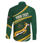 South Africa Rugby Personalized Bokke Family Matching Off The Shoulder Long Sleeve Dress and Hawaiian Shirt Springboks - Stronger Together - Aussie Hoodie